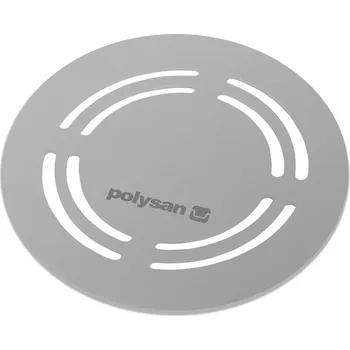 Sifon Polysan FLEXIA kruhová krytka sifonu, nerez