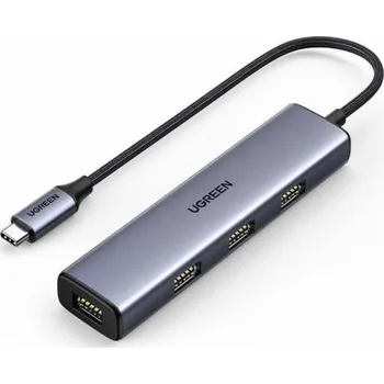 USB hub Ugreen CM473 USB HUB 4x USB-A 3.0 (UGR1075GRY)