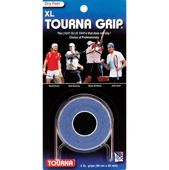 Tenis Omotávka Tourna Grip XL Dry Feel 3P Modrý