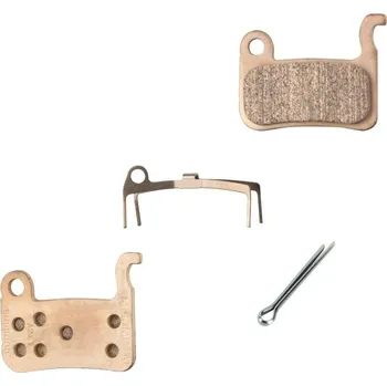 Brzda na kolo SHIMANO Destičky brzdové SH M06 kovové,s pružinou+závlačka
