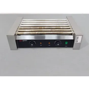 Kuchyňský gril G.Gastro Gril na párky z nerezové oceli - se 7 válečky