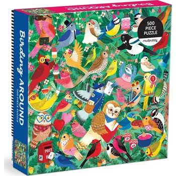 Puzzle Mudpuppy Puzzle Ptačí svět 500 dílků
