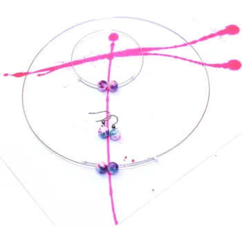 Souprava šperků Jadeit galaxy souprava