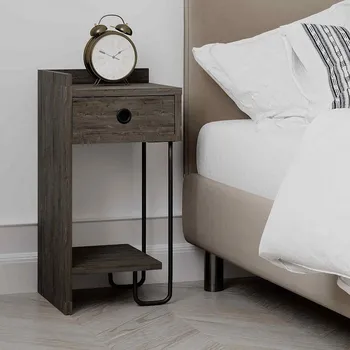 Komoda SHADOWS, noční stolek, tmavá káva