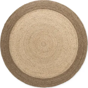 Koberec Hanse Home Kusový koberec Jutta Natur Ivory/Grey/Beige kruh Rozměry koberců: 200x200