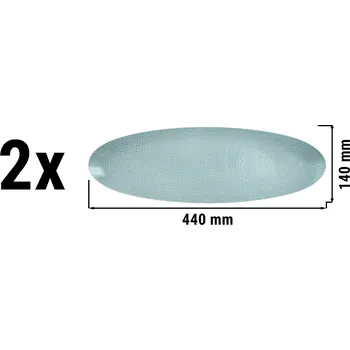Talíř G.Gastro (2 kusy) SELTMANN WEIDEN | Kávový talíř - 440x140mm - Tyrkysový