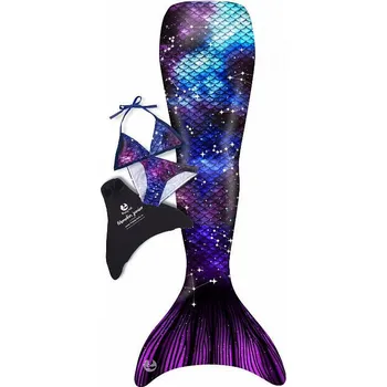 Potápěčské vybavení Set mořská panna Happy Tails CASSIOPEIA a monoploutev - 146/152