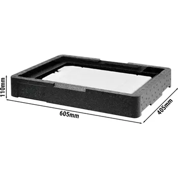 Dóza na potraviny G.Gastro Přepážka GN 1/1 rozměr 605 x 405 x 110 mm pro Thermobox | Ohřívací box | Izolační box