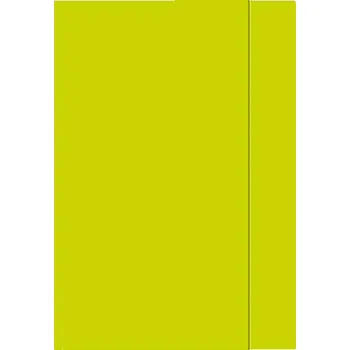 Archivační box Interdruk Sloha s gumou A4 Fluo - limetková