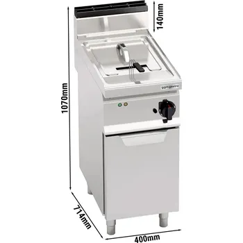 fritéza G.Gastro Elektrická fritéza 10L(6 kW)