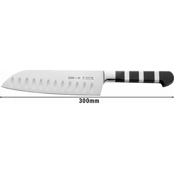 Kuchyňský nůž G.Gastro F. DICK | 1905 - Santoku - se speciálním výbrusem - čepel: 180mm