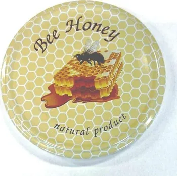 Víčko Twist 82 mm 10 ks dekor med