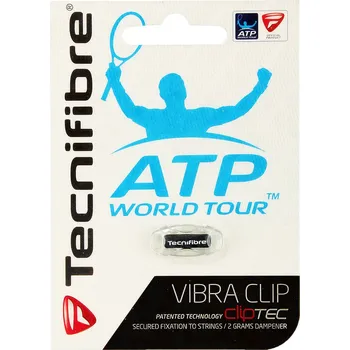 Tenisový vibrastop Tlumítko Tecnifibre ATP Vibra Clip Bílý