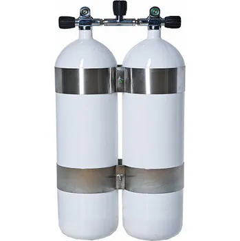 Potápěčská láhev Vítkovice dvojče 2x18 L/230 bar konvex