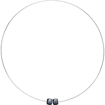 Náhrdelník Kostky, pánské náhrdelníky černošedý