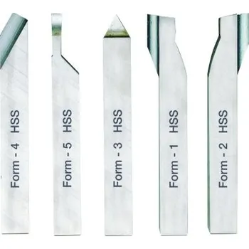 Sada nářadí Proxxon 24550 - Sada nožů soustružnických ( 10 x 10 mm ); 5 kusů