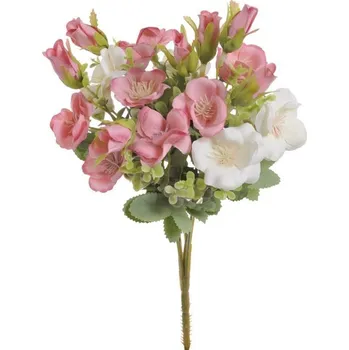 umělá květina Umělá Jícnovka buket - mix bílá/růžová