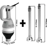 G.Gastro Tyčový mixér vč. tyče 350 & 450mm - 750W - rychlost stupňově nastavitelná