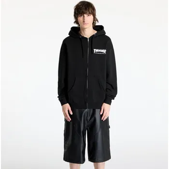 Oblečení a móda Mikina Thrasher Magazine Logo Zip Hood Black XL