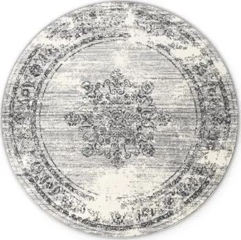 Koberec Hanse Home Kusový koberec Gloria Lydia Creme Grey kruh Rozměry koberců: 160x160