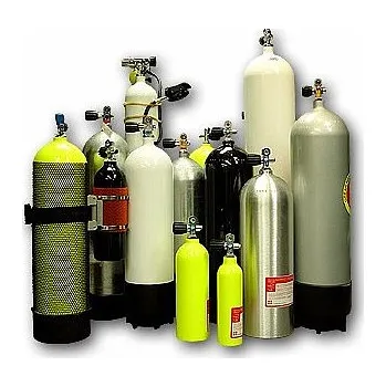 Revize tlakových láhví včetně pískování