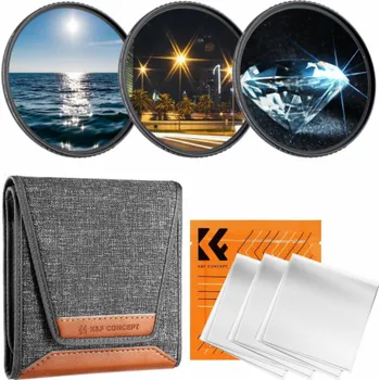 Kf Sada filtrů 3v1 Filtr Star Filtry Star Star X4 X6 X8 K&f 49mm / Skutečný kód: 2127v1