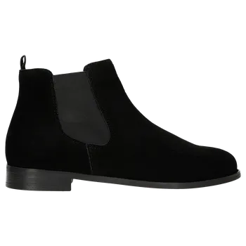 Dámské polobotky Čierne Dámske Chelsea Boty Na Plochej Podrážke Wojas 5524461 40
