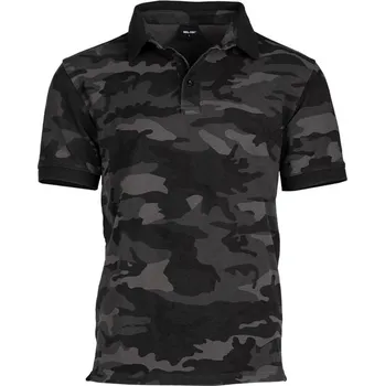 Pánské tričko MILTEC Triko bavlněná polokošile Dark Camo Mil-Tec® Vyberte velikost: XL