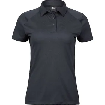Dámské tričko Tee Jays Dámské funkční polo triko TJ7201 Dark Grey Solid XL