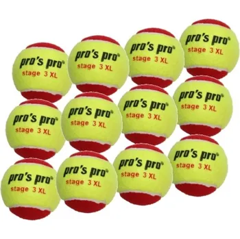 Tenis Juniorské tenisové míče Pro's Pro Stage 3 XL 12B