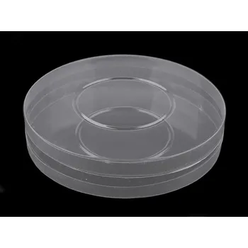Dóza na potraviny Plastová krabička / dóza Ø20 cm - transparent