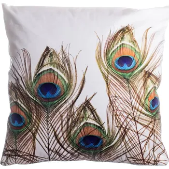 Dekorativní polštářek Dekorační polštář 45x45 cm Peacock Feathers – JAHU collections ID_1770738
