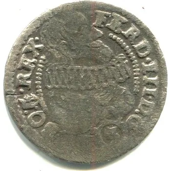 Ferdinand III. 3 Kreuzer 1637. Kladsko. Ag.