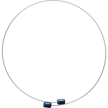 Náhrdelník Filip, pánské náhrdelníky s modro černými korálky