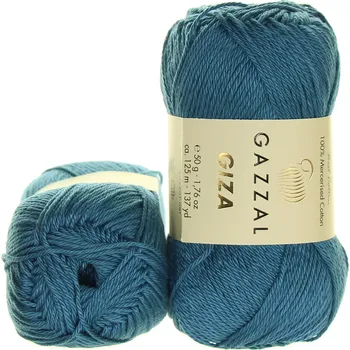 Příze Gazzal Giza 2479 jeansová