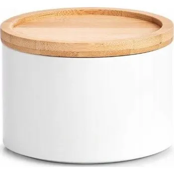 Dóza na potraviny Zeller Plechovka s bambusovým víkem, O 13 x 10 cm