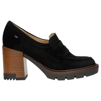 Dámské polobotky Černé Dámské Polobotky S Masivní Podrážkou Wojas 4623961 38