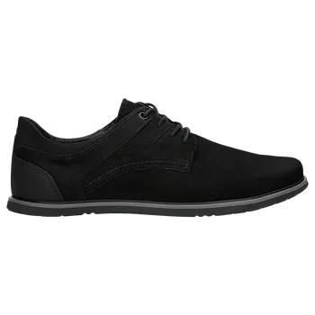 Pánské polobotky Černé Pánské Sneakersy Na Ploché Podrážce Wojas 1002771 40