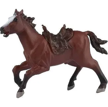 Figurka Papo Kůň kovboje se sedlem