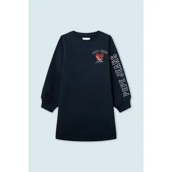 Dámské šaty Pepe Jeans Dívčí šaty GEA Barva: modrá, Velikost: 14 LET