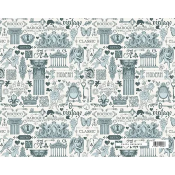 Balící papír Dárkový balicí papír FLORENTIA 70x100 cm - Antikvariát Knihkupectví