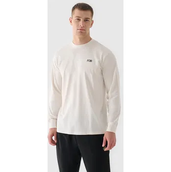 Pánské triko oversize 4F 4F krémová 3332479