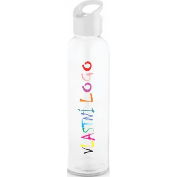 Láhev ON-DESIGN Skleněná láhev PORTIS GLASS 500 ml s vlastním potiskem Barva: bílá