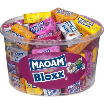 Bonbon Maoam Bloxx ovocné žvýkací bonbony 50x22g