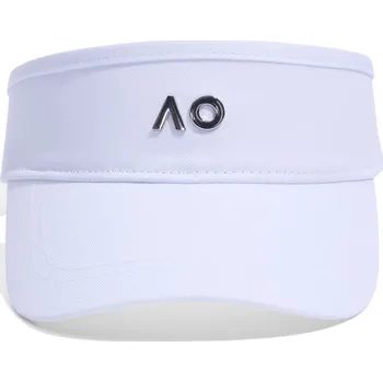 Kšiltovka Tenisový kšilt Australian Open Adults Core Visor (OSFA) Bílý