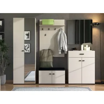 Předsíňová stěna Předsíňová sestava II Aimee - kašmír, černá