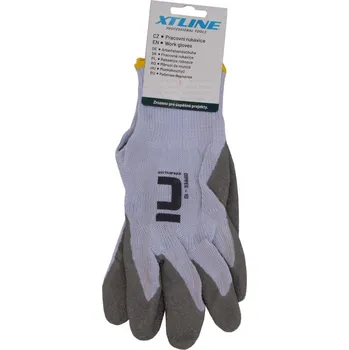 Pracovní rukavice Rukavice máčené v latexu DIPPER | velikost 10" (blistr)