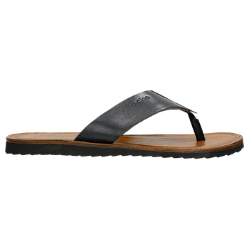 Pánské žabky Modré Pánské Žabky Z Hladké Kůže Wojas 3201656 40