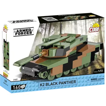 Stavebnice COBI Mini tanky COBI - různé druhy Armed Forces 1:72, Typ K2 Black Panther COBI-3107