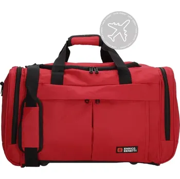 Sportovní taška Enrico Benetti sportovní taška Amsterdam 35318 červená 42L – prostorná taška pro sport a cestování | Cooltovka.cz